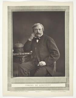 Edmond de Goncourt (French writer and critic, 1822-1896), c. 1853/76. Creator: Nadar.