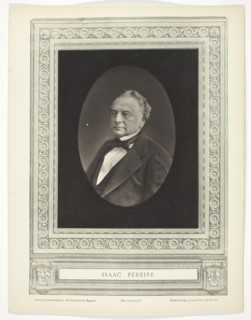 Isaac Péreire, c. 1853/76. Creator: Nadar.