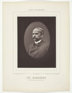 Theodore Barrière, c. 1853/73. Creator: Nadar.