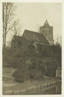Amwell Church, 1880s. Creator: Peter Henry Emerson.