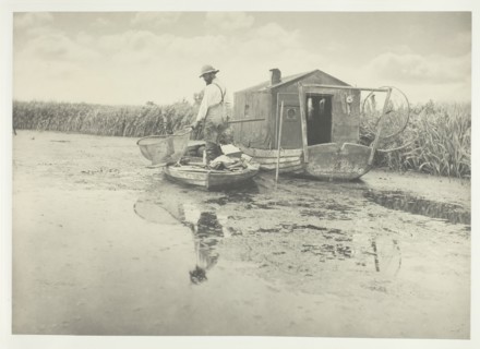 An Eel-Catcher's Home, 1886. Creator: Peter Henry Emerson.