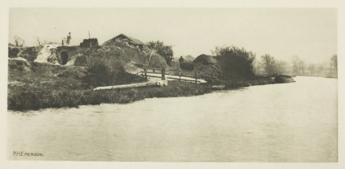 Brickfield on the River Bure (Norfolk), c. 1883/87, printed 1888. Creator: Peter Henry Emerson.