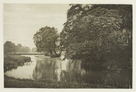 Crow-Island Stream, River Wye, 1880s. Creator: Peter Henry Emerson.