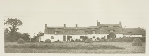 Norfolk Cottages, c. 1883/87, printed 1888. Creator: Peter Henry Emerson.
