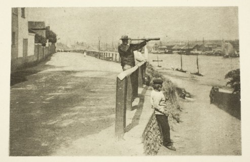 On the Look-Out, 1887. Creator: Peter Henry Emerson.
