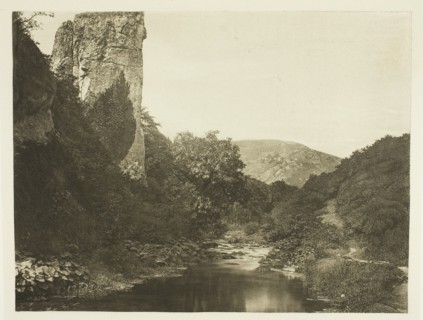 Pickering Tor, Dove Dale, 1880s. Creator: Peter Henry Emerson.