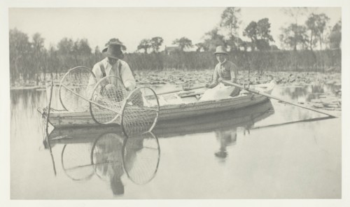Setting the Bow-Net, 1886. Creator: Peter Henry Emerson.