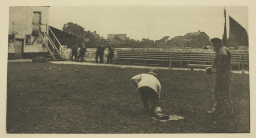 The Bowling Green, 1887. Creator: Peter Henry Emerson.