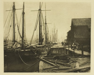 The Quays at Dinner-Time, 1887. Creator: Peter Henry Emerson.