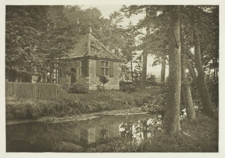 Walton and Cotton's Fishing House, Beresford Dale, 1880s. Creator: Peter Henry Emerson.