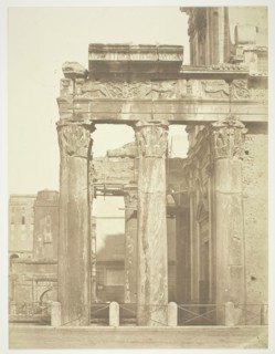 Roman Forum, Antonio and Faustina, c. 1857. Creator: Robert MacPherson.
