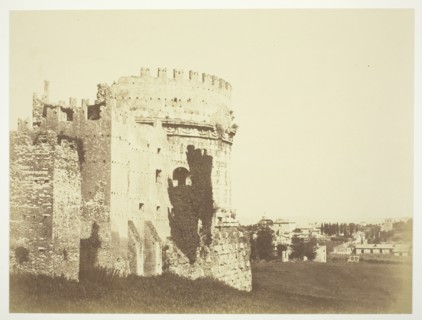 Untitled (Ruin of a Round Fortress Building), c. 1857. Creator: Robert MacPherson.