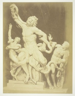 Untitled (Statue of the Laocoon), c. 1857. Creator: Robert MacPherson.