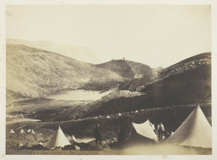 Balaklava, from Guard's Hill, 1855. Creator: Roger Fenton.