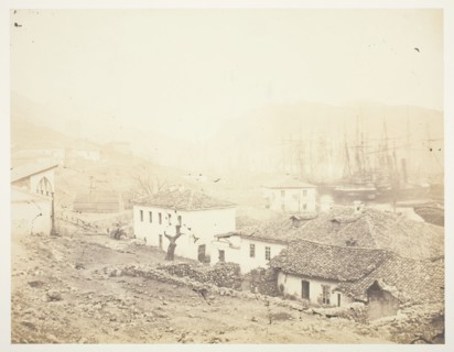 Balaklava, looking Seawards, 1855. Creator: Roger Fenton.