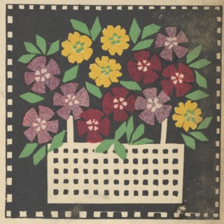 Basket of Flowers, 1907. Creator: Leopoldine Kolbe.