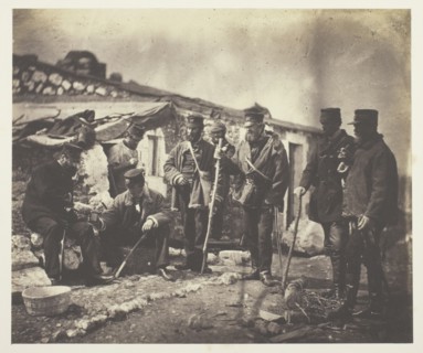 Lieutenant Colonel Shadforth and Officers of the 57th, 1855. Creator: Roger Fenton.