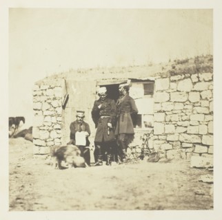Officers on the Staff of Lieutenant General Sir Richard England, 1855. Creator: Roger Fenton.