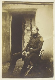 Prince Edward of Saxe Weimar, Taken on the Field, Crimea, 1855. Creator: Roger Fenton.