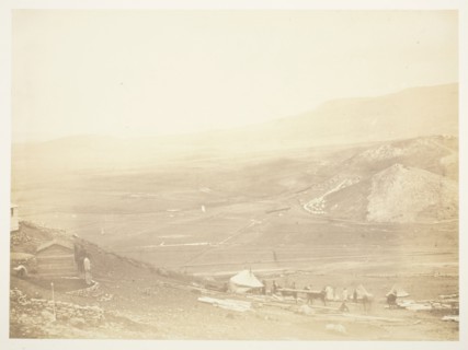 The Lines of Balaklava, 1855. Creator: Roger Fenton.