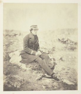 Untitled (Admiral Frederick Augustus Maxse), 1855. Creator: Roger Fenton.