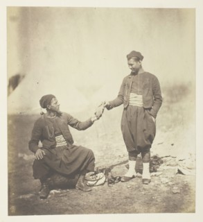 Zouaves, 1855. Creator: Roger Fenton.