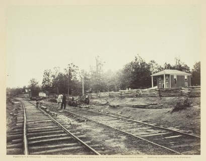 Appomattox Station, Virginia, April 1865. Creator: Alexander Gardner.