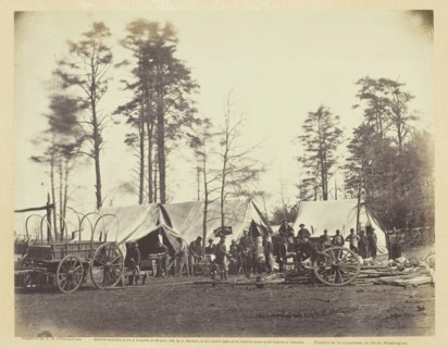 Army Repair Shop, February 1864. Creator: Alexander Gardner.