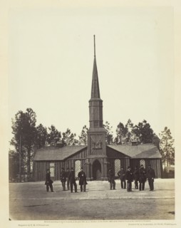Poplar Grove Church, 1860/64. Creator: Alexander Gardner.