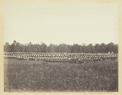 Wagon Park, Brandy Station, Virginia, May 1863. Creator: Alexander Gardner.