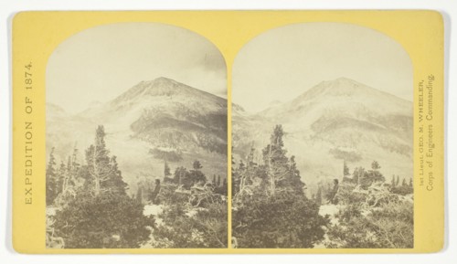 Baldy Peak, Cerro Blanco Mountains, Colorado, 14.234 feet above sea-level..., 1874. Creator: Tim O'Sullivan.