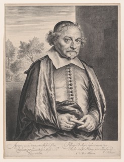 Joost van den Vondel, 17th century. Creator: Jan Lievens.