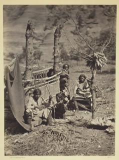 Aboriginal Life Among the Navajoe Indians, Near Old Fort Defiance, N.M., 1873. Creator: Tim O'Sullivan.