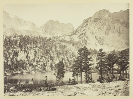 Alpine Lake, in the Sierra Nevada, California, 1871. Creator: Tim O'Sullivan.