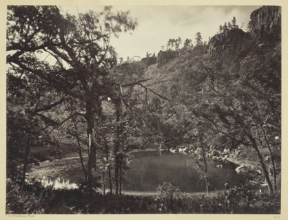 Apache Lake, Sierra Blanca Range, Arizona, 1873. Creator: Tim O'Sullivan.