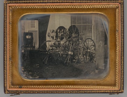 Untitled (Hose Reel Carriage), 1849. Creator: Unknown.