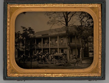 Untitled (John C. Fremont's Oso Hotel, Near Mariposa, CA), 1856. Creator: Unknown.