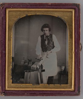 Untitled (Portrait of a Carpenter), 1850. Creator: Unknown.