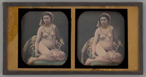 Untitled (Portrait of a Nude Woman), 1855. Creator: Unknown.