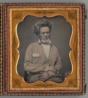 Untitled (Portrait of a Seated Man), 1851. Creator: Unknown.