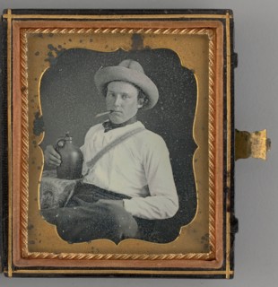 Untitled (Portrait of a Seated Man), 1853. Creator: Unknown.
