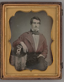 Untitled (Portrait of a Seated Man), 1857. Creator: Unknown.