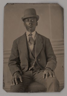 Untitled (Portrait of a Seated Man), 1875. Creator: Unknown.