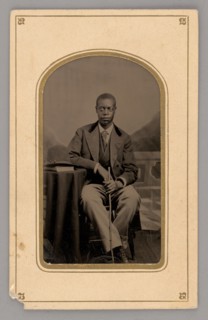 Untitled (Portrait of a Seated Man), 1880. Creator: Unknown.