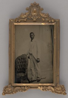 Untitled (Portrait of a Standing Man), 1875. Creator: Unknown.