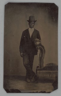 Untitled (Portrait of a Standing Man), 1875. Creator: Unknown.
