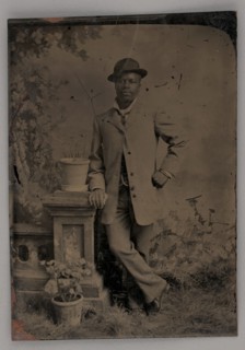 Untitled (Portrait of a Standing Man), 1880. Creator: Unknown.