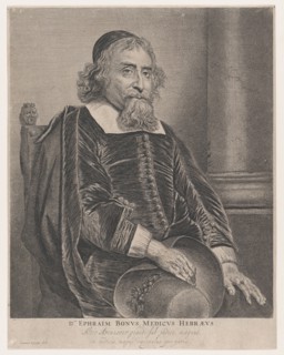 Portrait of Ephraim Bonus, physician, 17th century. Creator: Jan Lievens.