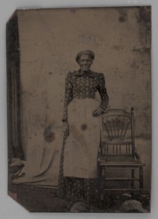 Untitled (Portrait of a Standing Woman), 1875. Creator: Unknown.