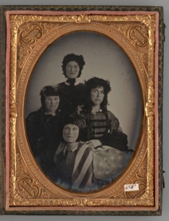 Untitled (Portrait of Four Women), 1864. Creator: Unknown.